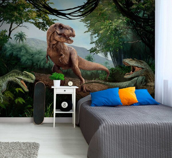 Tapety Dinosaury v džungli, Detské fototapety, Fototapety pre chlapcov, u36756 : Uwalls.sk