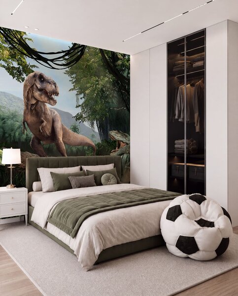 Tapety Dinosaury v džungli, Detské fototapety, Fototapety pre chlapcov, u36756 : Uwalls.sk