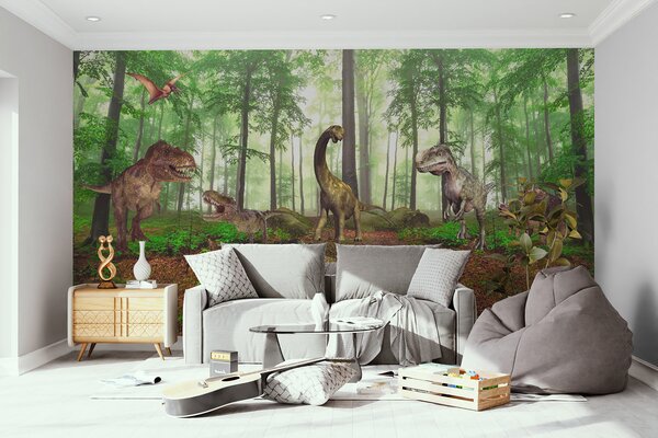 Tapety Dinosaury v divočine, Detské fototapety, Fototapety pre chlapcov, u60039 : Uwalls.sk