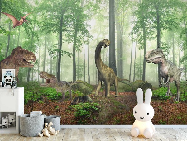 Tapety Dinosaury v divočine, Detské fototapety, Fototapety pre chlapcov, u60039 : Uwalls.sk