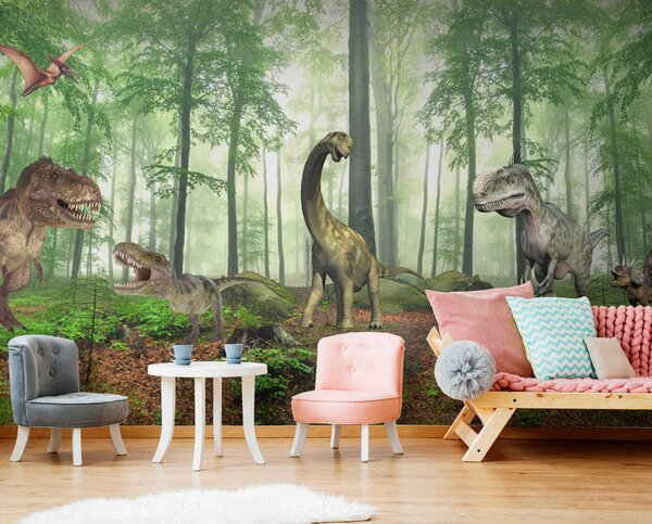 Tapety Dinosaury v divočine, Detské fototapety, Fototapety pre chlapcov, u60039 : Uwalls.sk