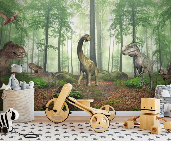 Tapety Dinosaury v divočine, Detské fototapety, Fototapety pre chlapcov, u60039 : Uwalls.sk