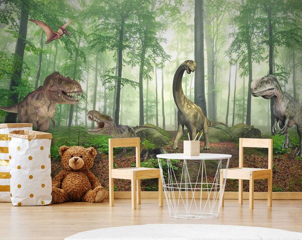 Tapety Dinosaury v divočine, Detské fototapety, Fototapety pre chlapcov, u60039 : Uwalls.sk