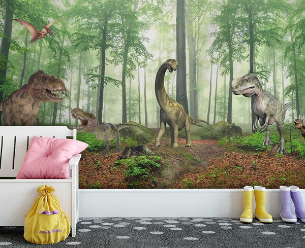 Tapety Dinosaury v divočine, Detské fototapety, Fototapety pre chlapcov, u60039 : Uwalls.sk