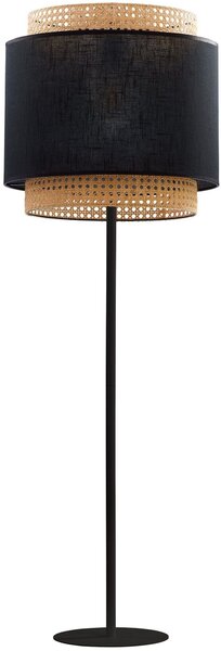 TK Lighting Boho Black stojaca lampa 1x15 W čierna-béžová 5568