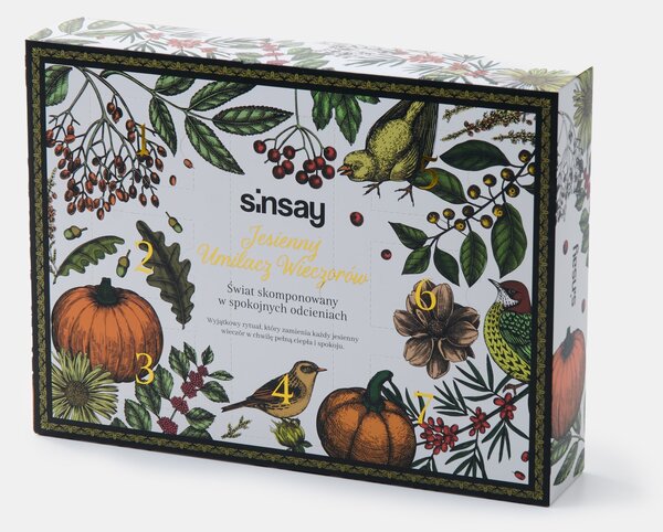 Sinsay - Súprava jesenných sójových sviečok a vonného difuzéra HiSkin 7 pack - viacfarebná