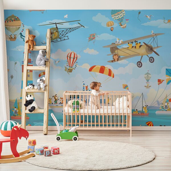 Tapety Zvieratá v prístavnom meste, Detské fototapety, u62422 : Uwalls.sk