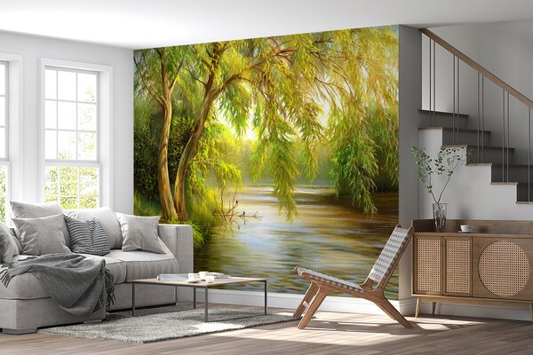 Tapety Vŕba pri vode, Fototapety s lesom, u62865 : Uwalls.sk