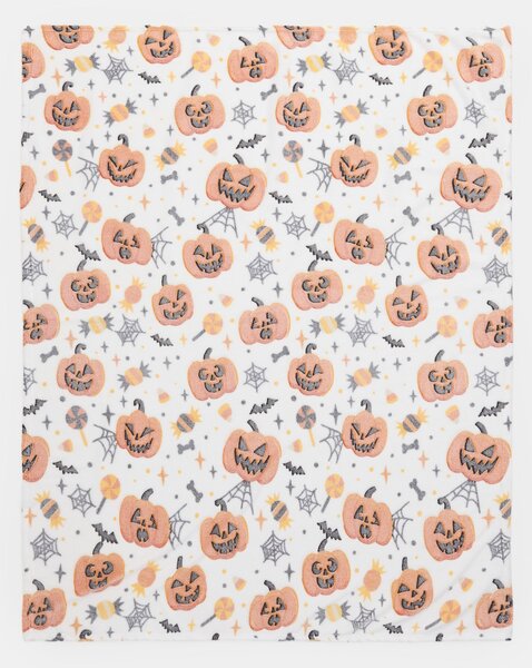 Sinsay - Deka s halloweenskym motívom - svetlooranžová