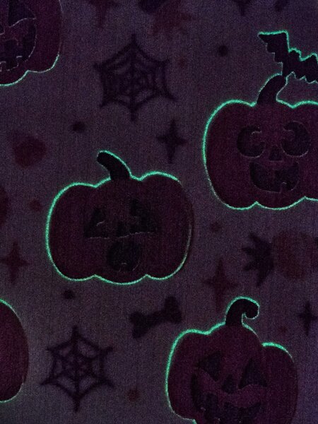 Sinsay - Deka s halloweenskym motívom - svetlooranžová