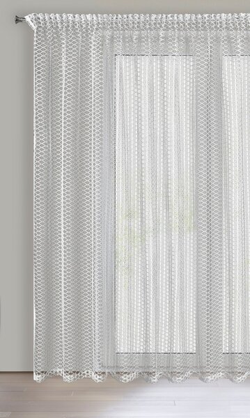 ZÁCLONA NA PÁSKE AIDEN 300X270 CM BIELA
