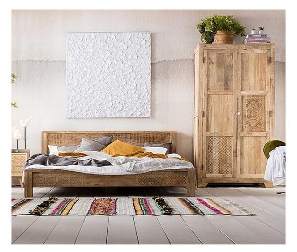Skriňa Manu 120x200x60 indický masív mango