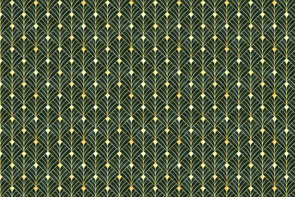 Tapety Geometrický vzor na smaragdovom pozadí, Fototapety art deco, u71347 : Uwalls.sk