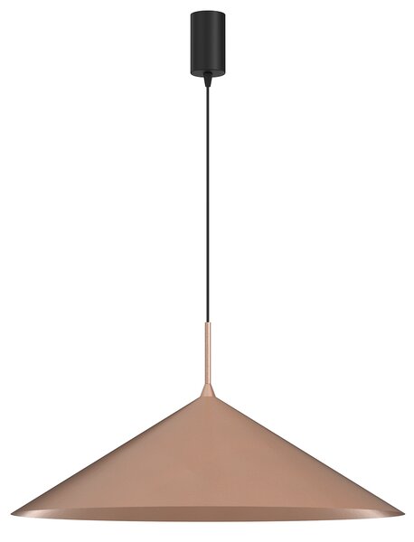 Závesné svietidlo Capital, 1x medené kovové tienidlo, (fi 60cm), b