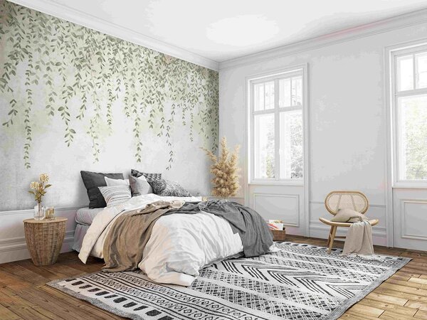 Tapety Jemné previsnuté liany, Fototapety s prírodnými motívmi, Fototapety listy, u71244 : Uwalls.sk