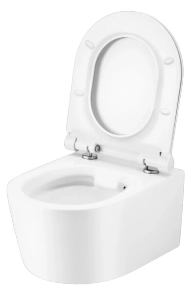 UPTrend Závesný WC komplet bez okraja CORONA TR2197 vrátane Soft-Close sedadla, biela lesk