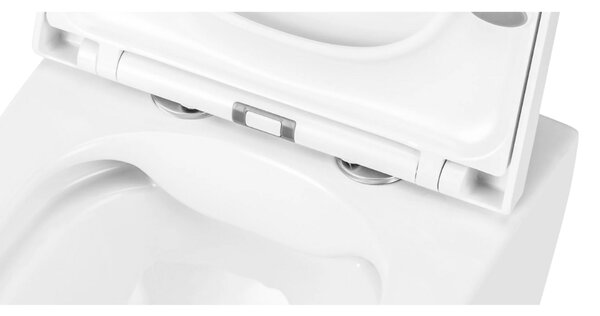 UPTrend Závesný WC komplet bez okraja GRAVIS TR2216 vrátane Soft-Close sedadla, biela lesk