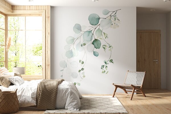 Tapety Vetvičky eukalyptu, Fototapety s prírodnými motívmi, Fototapety listy, u51026 : Uwalls.sk