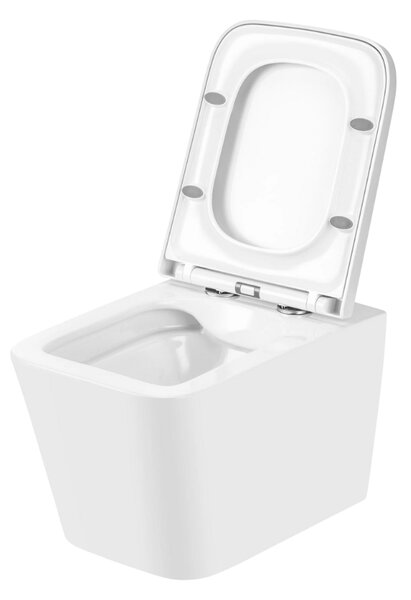 UPTrend Závesný WC komplet bez okraja GRAVIS TR2216 vrátane Soft-Close sedadla, biela lesk