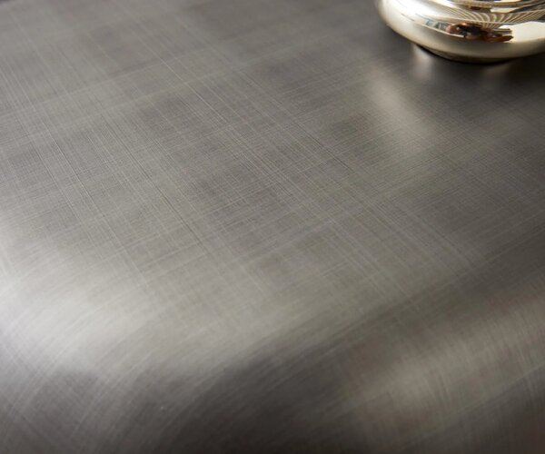 DELIFE Konferenčný stolík Sinor 140x65 cm metalická strieborná