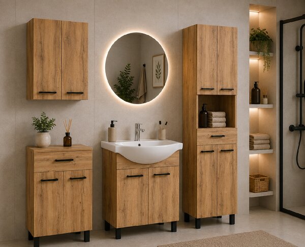 Comodo Set kúpeľňového nábytku Luka OW 50-V50-H50-N50