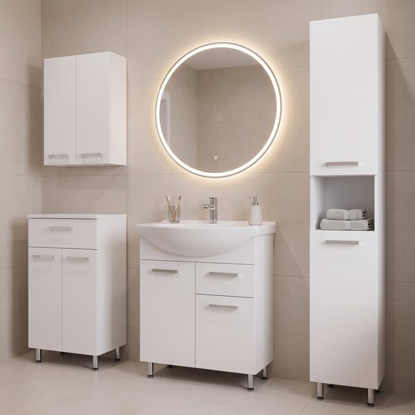 Comodo Set kúpeľňového nábytku Luka S55-V30P/L-H50-N50