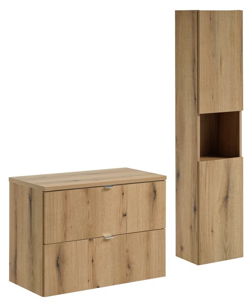 Comad Set kúpeľňového nábytku Nova Oak 80 coast evoke oak