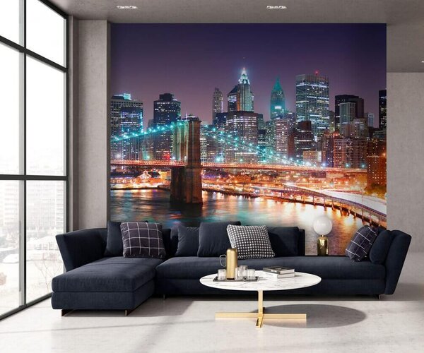 Tapety Svetlá Brooklynského mosta, Fototapety mestá, u57210 : Uwalls.sk