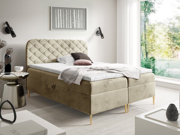 MEBLINE Kontinentálna posteľ PARLA 120x200 magic velvet 2206