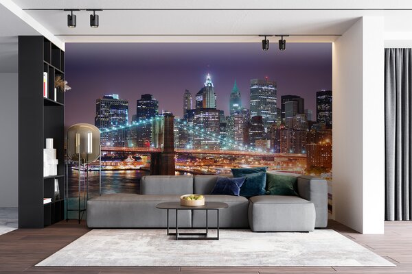 Tapety Svetlá Brooklynského mosta, Fototapety mestá, u57210 : Uwalls.sk