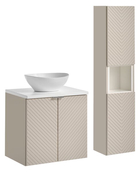 Comad Set kúpeľňového nábytku Viva Cashmere 60 kašmír mat