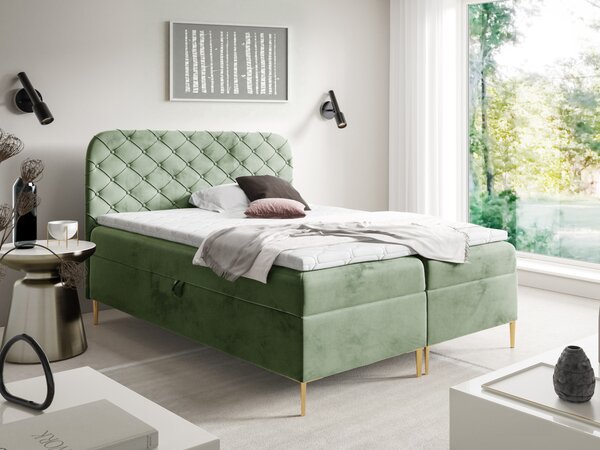 MEBLINE Kontinentálna posteľ PARLA 120x200 magic velvet 2243