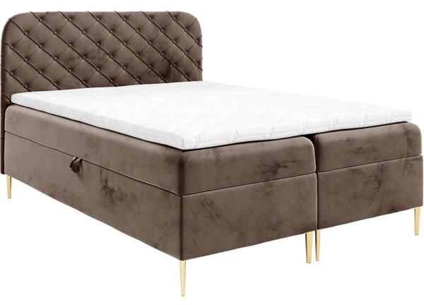 MEBLINE Kontinentálna posteľ PARLA 120x200 magic velvet 2299