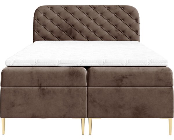 MEBLINE Kontinentálna posteľ PARLA 120x200 magic velvet 2299