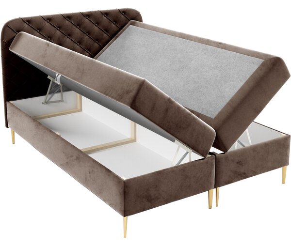 MEBLINE Kontinentálna posteľ PARLA 120x200 magic velvet 2299