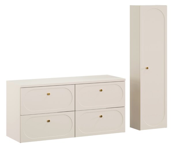 Comad Set kúpeľňového nábytku Donna Sand 120 piesková