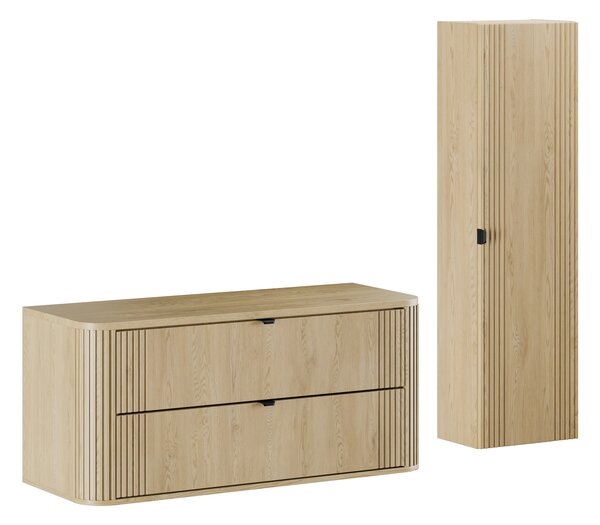 Comad Set kúpeľňového nábytku Ovalia Cremona 120 dub cremona