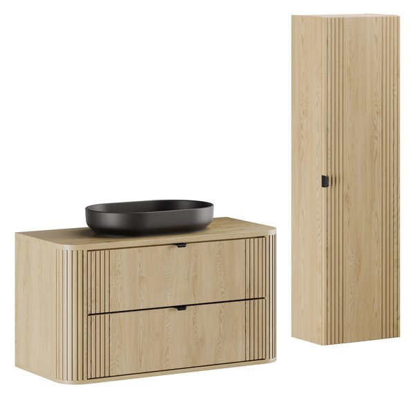 Comad Set kúpeľňového nábytku Ovalia Cremona 100 dub cremona