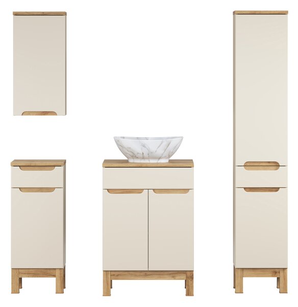 Comad Set kúpeľňového nábytku Bali Cashmere 60 kašmír mat