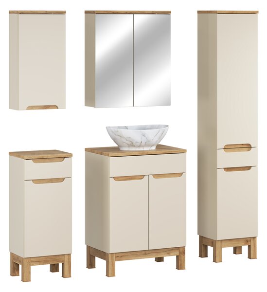 Comad Set kúpeľňového nábytku Bali Cashmere 60 kašmír mat