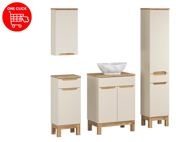 Comad Set kúpeľňového nábytku Bali Cashmere 60 kašmír mat