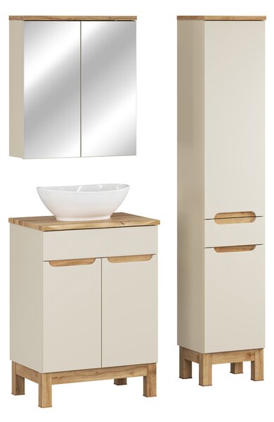Comad Set kúpeľňového nábytku Bali Cashmere 60 kašmír mat