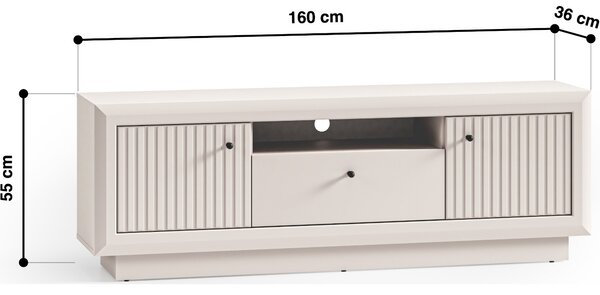 MEBLINE Komoda RTV BARKAL 07 kašmír