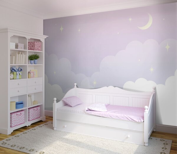 Tapety Ružová noc, Detské fototapety, Fototapety pre bábätká, u72088 : Uwalls.sk