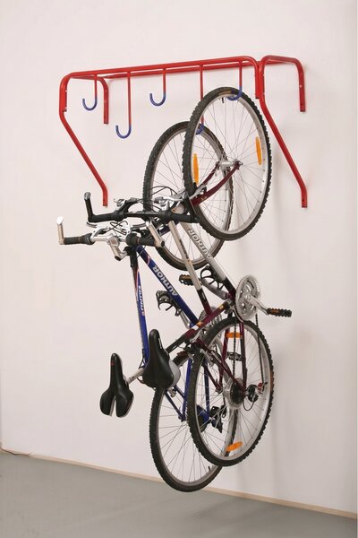 Vešiak na bicykle na stenu, 5 miest