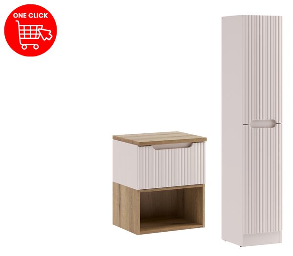 Comad Set kúpeľňového nábytku Nova Cashmere 50 kašmír mat 2