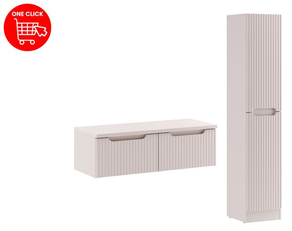 Comad Set kúpeľňového nábytku Nova Cashmere 100 kašmír mat 2