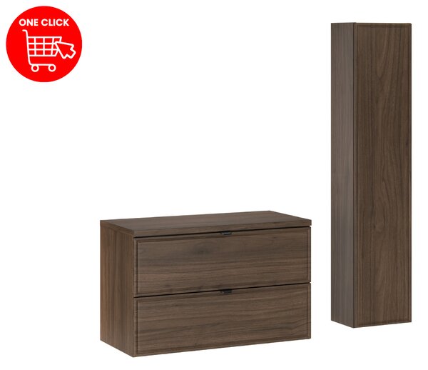Comad Set kúpeľňového nábytku Terra Villa 80 orech villa