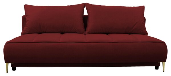 ROZKLADACIA POHOVKA, textil, bordová MID.YOU - Sedačky, Online Only
