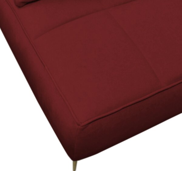 ROZKLADACIA POHOVKA, textil, bordová MID.YOU - Sedačky, Online Only